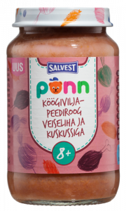 Põnn Vegetables and beet with beef and couscous 190 g